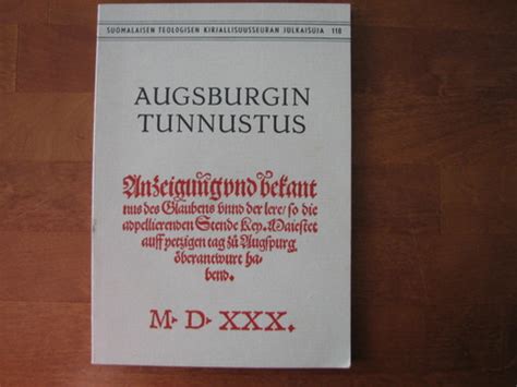 augsburgin tunnustus|Augsburgin tunnustus – Wikipedia